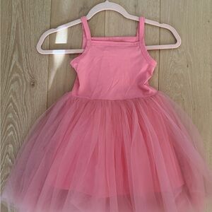 Bob & Blossom Girls Pink Tulle Ballet Dress